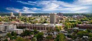 Arial view of the UK Campus